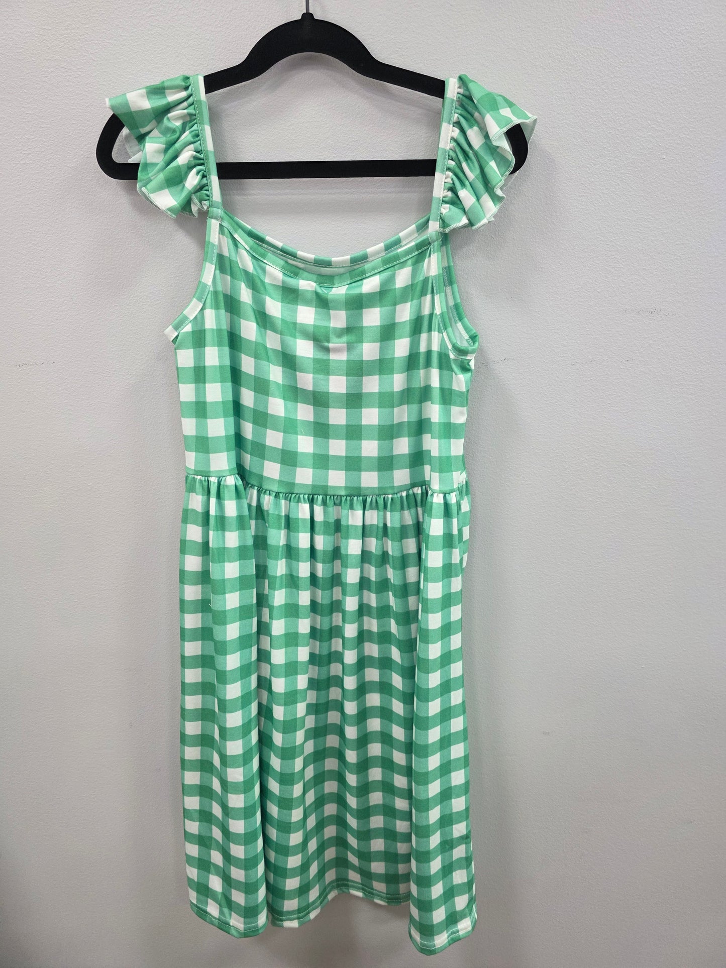 Green Gingham Dress