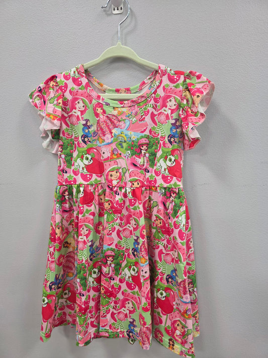 Strawberry & Friends Twirl Dress