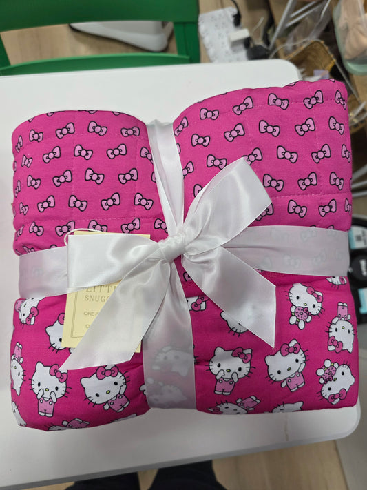 Hello Cutie Double Quilted Bamboo Blanket