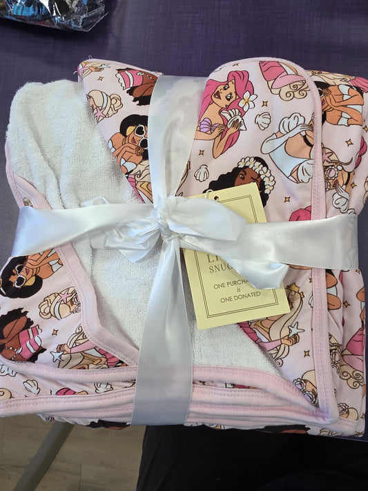 Princess Hooded Towel