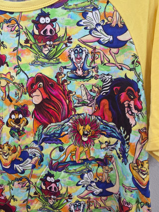 Lion's Play Short Sleeve  Bamboo Tee