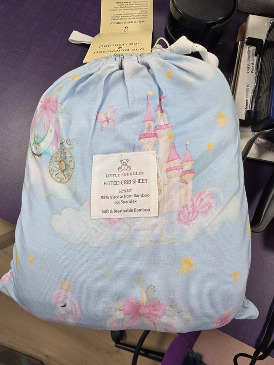 Princess Castle Crib Sheet
