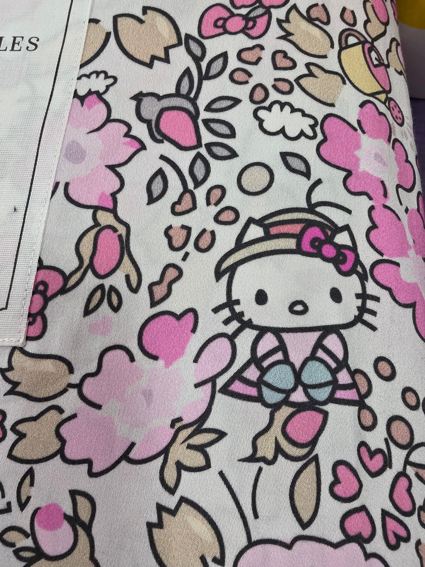 Garden Kitty Bamboo Full Sheet Set