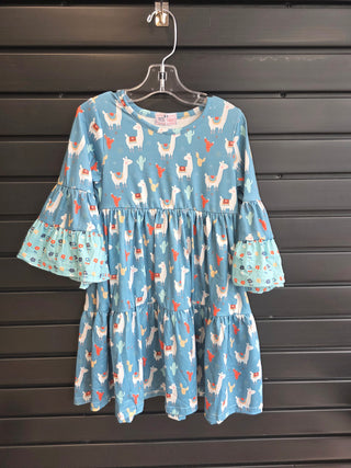 Floral Llamas Dress