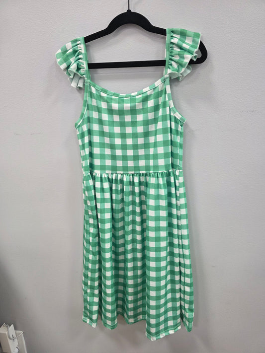 Green Gingham Dress