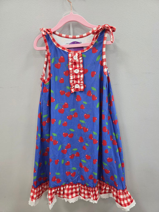 Cherries Gown with Bloomers