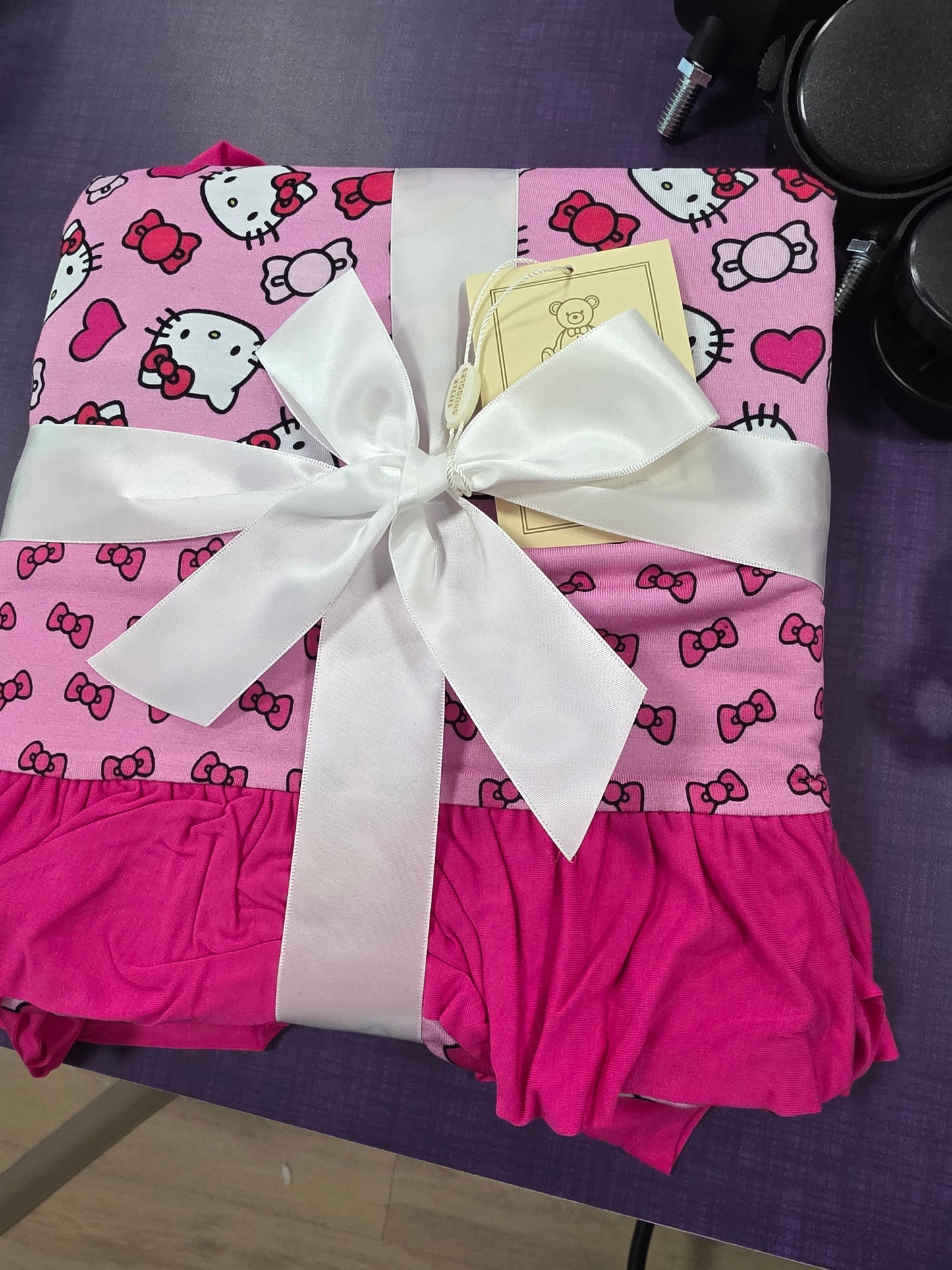 Hello Cutie Bamboo Ruffle Blanket