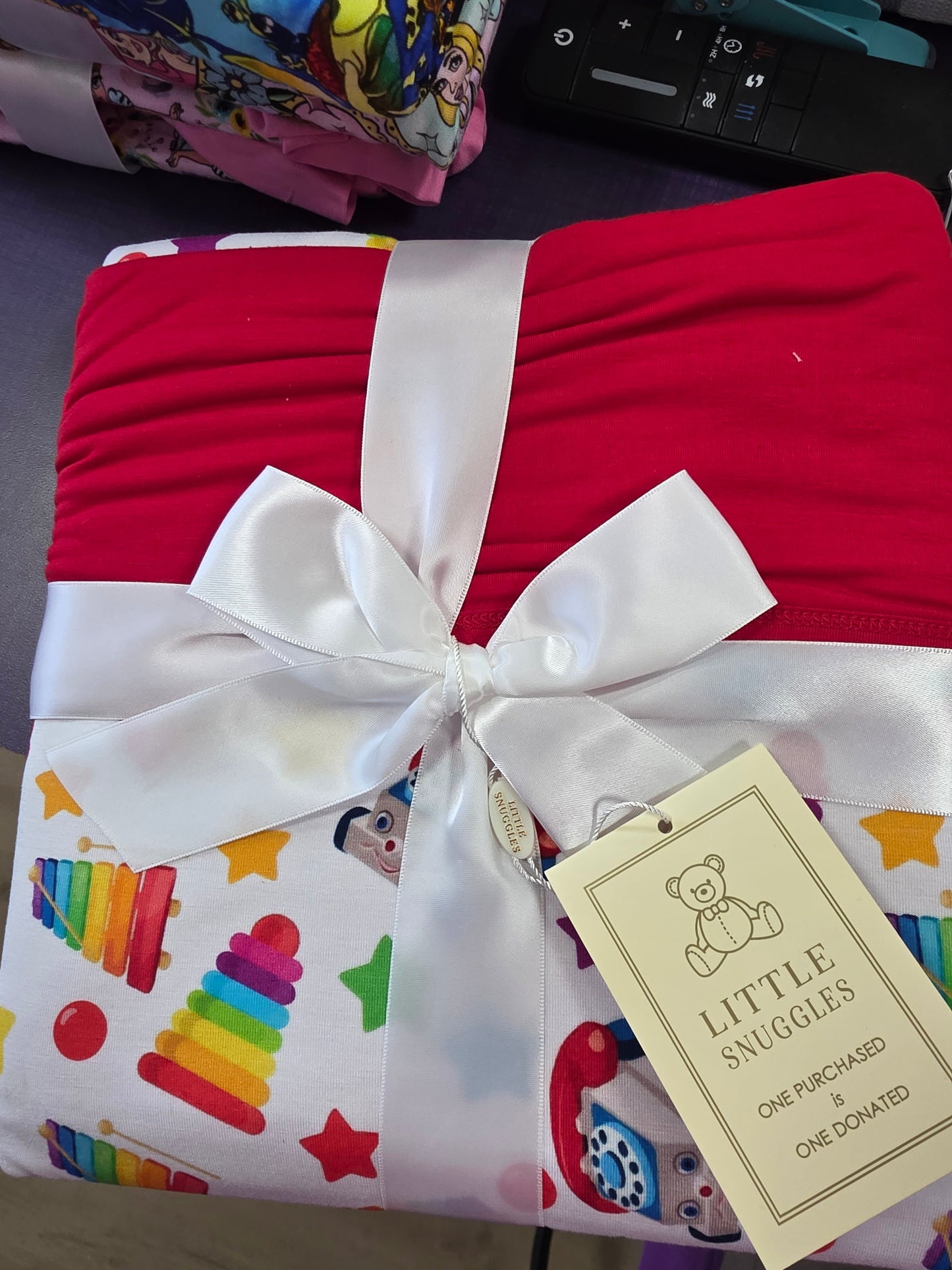 Vintage Toys Bamboo Blanket