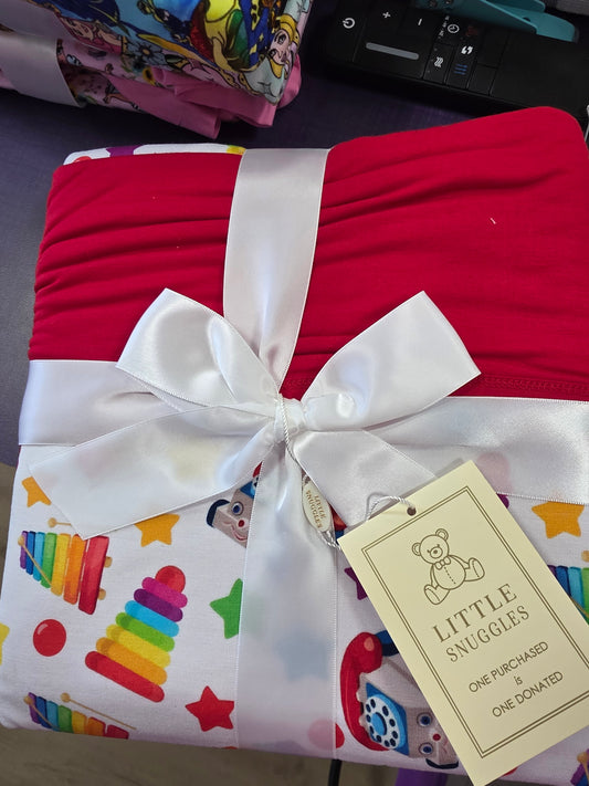 Vintage Toys Bamboo Blanket