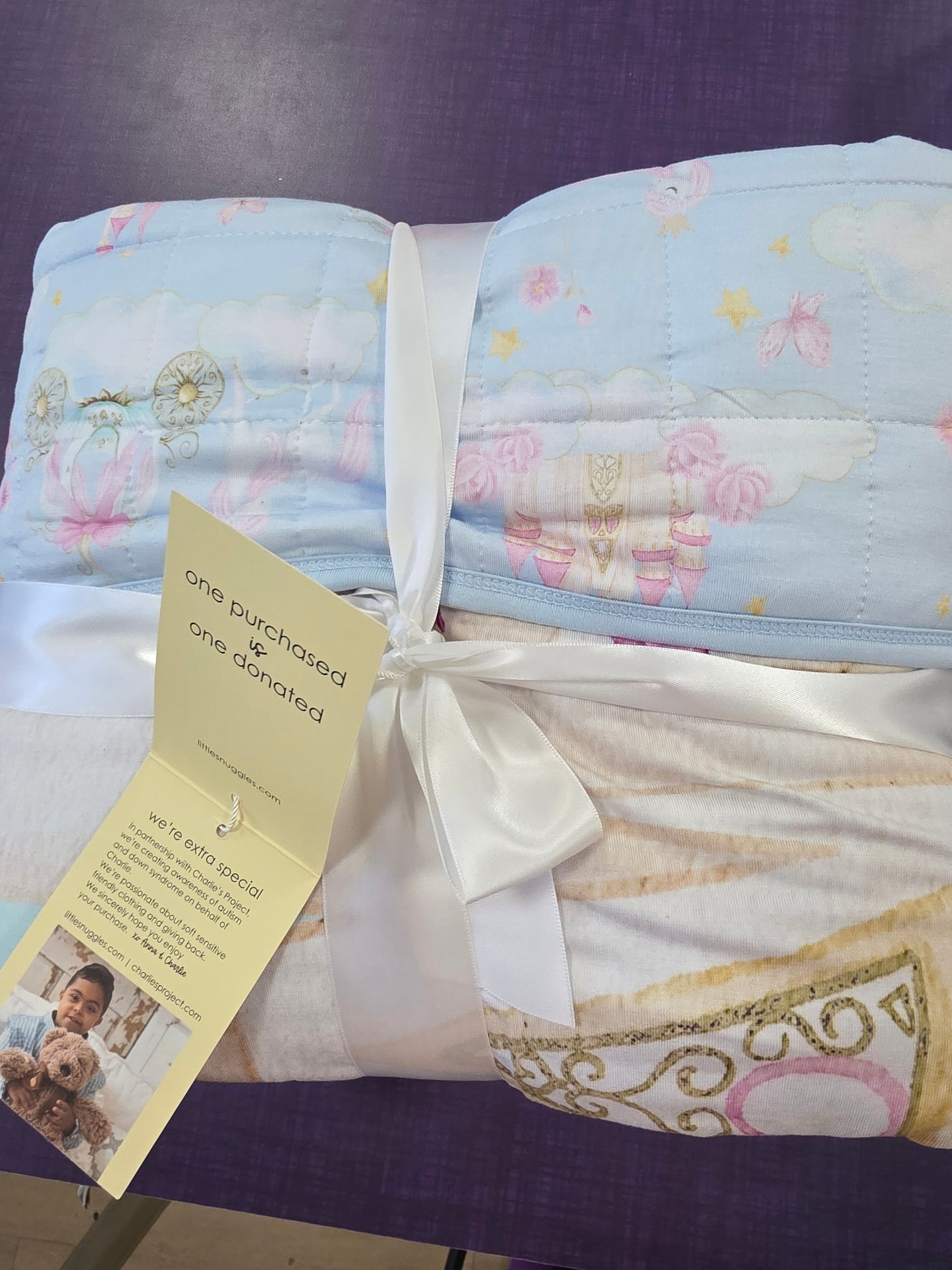 Princess Castle Double Quilted Bamboo Blanket