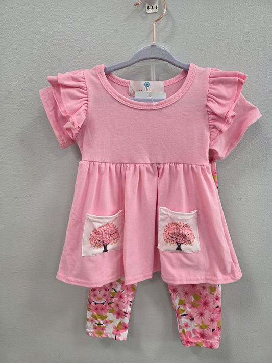 Cherry Blossom Pants Set