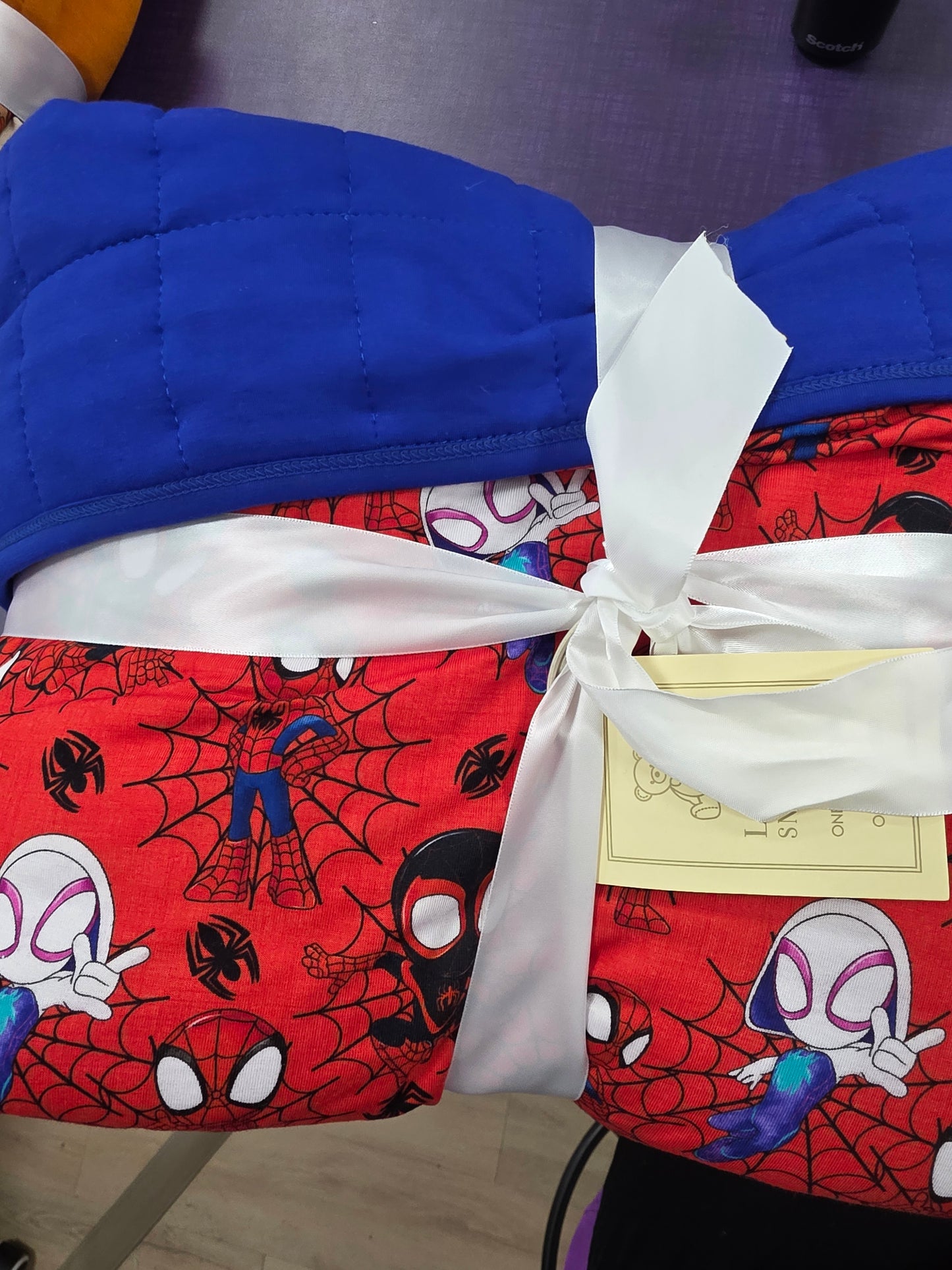 Spidey Bamboo Quilted Blanket