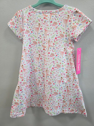 Ballerina Cloud Soft T-shirt Pocket Dress
