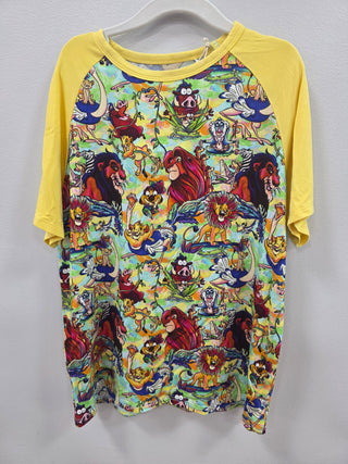 Lion's Play Short Sleeve  Bamboo Tee