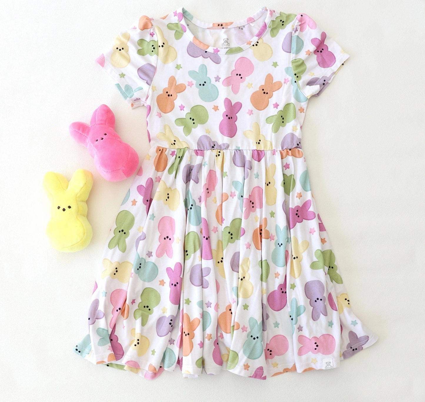 Peeps Short Sleeve Bamboo Dress