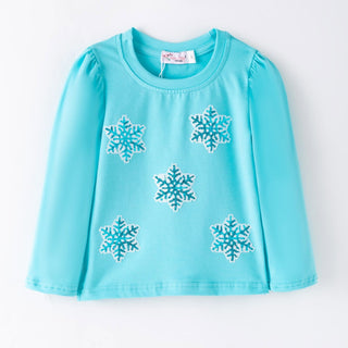 Snowflake Sequin Top