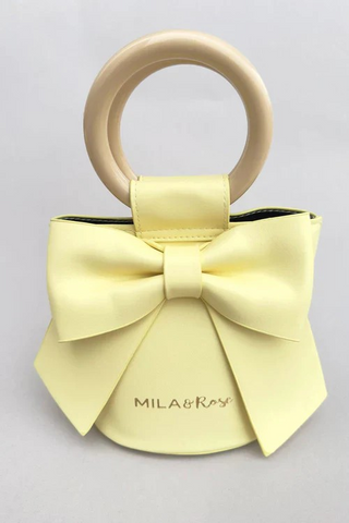 Lemon Bow Purse