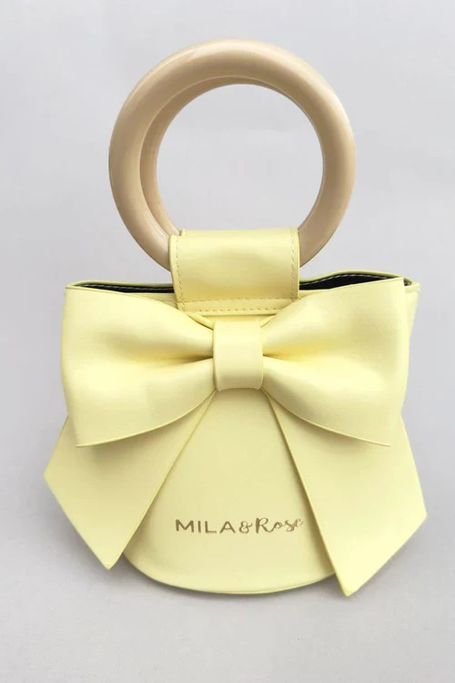 Lemon Bow Purse