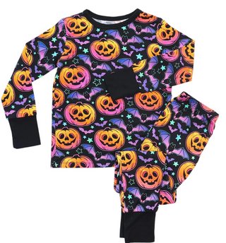 Going Batty Long Sleeve Loungewear