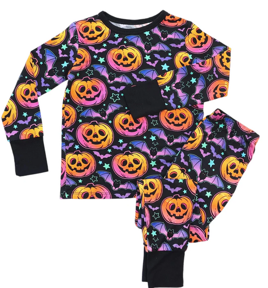 Going Batty Long Sleeve Loungewear
