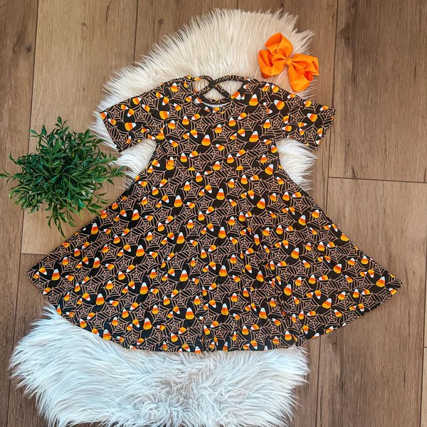 Spiderweb Bamboo Twirl Dress